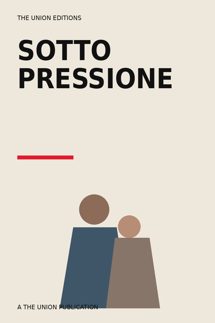 Copertina illustrata di Sotto pressione, essere genitori quando tutti guardano